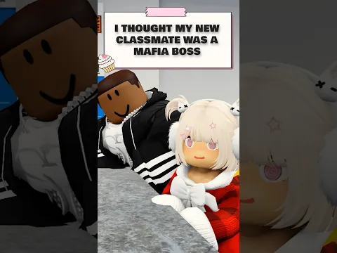 I THOUGHT MY CLASSMATE WAS A MAFIA BOSS 😰 #roblox #shorts #robloxedit