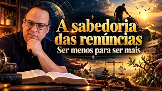 COSMOVISÃO: A sabedoria das renúncias: Ser menos para ser mais! — Felipe Seabra