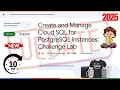 Create and Manage Cloud SQL for PostgreSQL Instances Challenge Lab GSP355