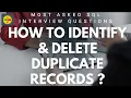 How to Find Duplicate Records in SQL SQL Interview Question Explained