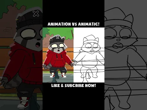 Animation vs animatic // Rocky Rakoon #rockyrakoon #funny #comedy #cartoon #humor