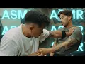 Download Lagu STRONG Relaxing Barber Chair Massage  @TaoChiKai  Qi Gong Master #asmr