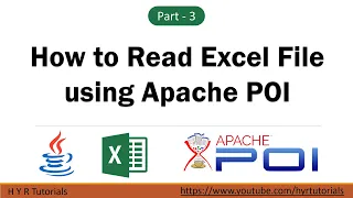 How to Read Excel File using Apache POI Selenium WebDriver