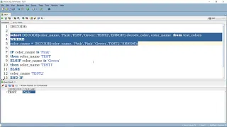 Oracle DECODE and CASE statements with examples Difference between DECODE and CASE statements