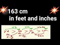 163 cm in feet and inches How tall is 163 cm in feet and inches 163 cm to feet and inches