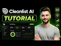 CleanList Full Tutorial for Beginners 2026 Step by step