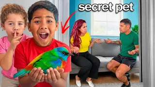 our daughter and son adopted a pet without us knowing 
