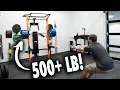 DROPPING 500 LB Bar on PRx Folding SQUAT RACK Test