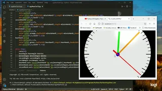 vpython Clock homework