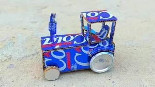 How to build a JCB two-seater with Pepsi cans indoors