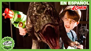 Parque de T-Rex | ¡ATAQUE DE T-REX! | Videos de dinosaurios y juguetes para niños