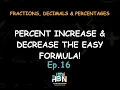 Percentage Increase and Decrease How to Calculate Percent Change Easy Formula