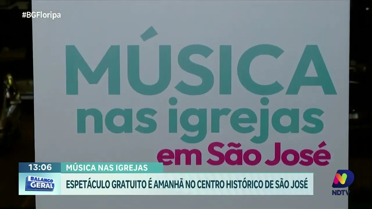 Música nas igrejas: Um espetáculo especial no Centro Histórico de São José