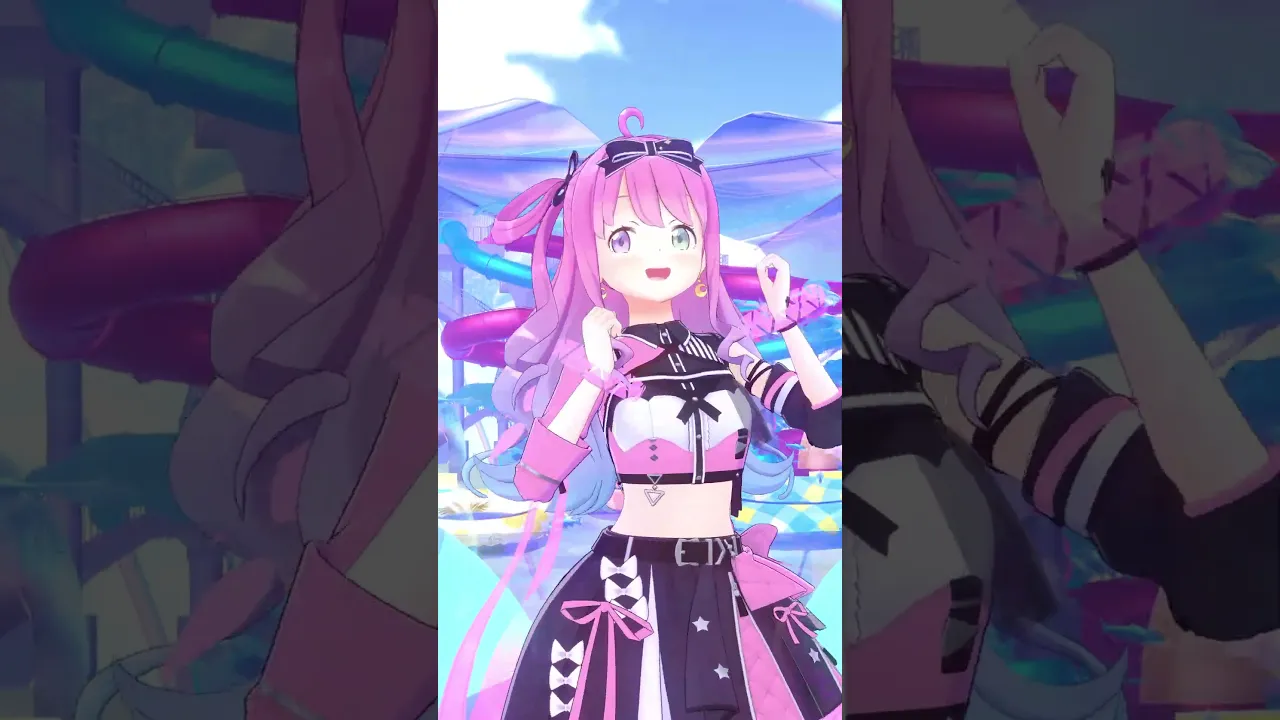 まつりちゃんの「Sparkling!!」踊ってみたのら🎵 #Sparkling!! #夏色まつり #姫森ルーナ #hololive #shorts