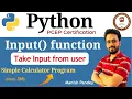 21 Input Function in Python Python PCEP Certification PCEP-30-02