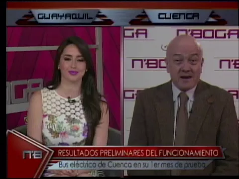 Resultados preliminares del funcionamiento bus eléctrico de Cuenca en su 1er mes de prueba