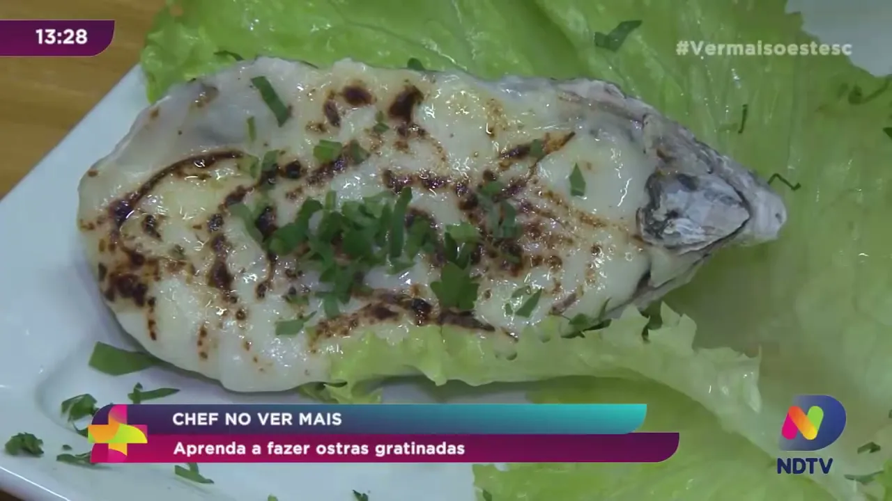 Chef no Ver Mais: aprenda a fazer ostras gratinadas