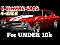 5 classic Cars for Sale on Facebook Marketplace or Classic AutoTrader Narrated by Hollywood Stars