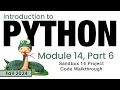 Python Fall 2024 Module 14-6 S14 Virtual Pet Project and Code Walkthrough