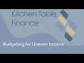 Kitchen Table Finance Podcast Budgeting for Uneven Income
