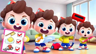 Neo Bisa Membantu Pekerjaan Rumah! 🧹🧽 | Lagu Anak-anak | Ayo ! Neo 🌟| BabyBus Bahasa Indonesia