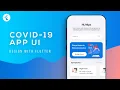 Covid-19 App - Flutter UI