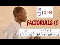 Factorials - Factorial Notations and Evaluation