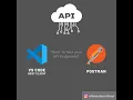 Send Requests to your API using Postman and VSCode REST Client