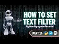 PyrogramBot Part 14 Set Text Filter Malayalam