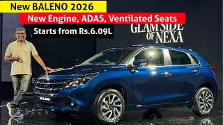 2026 Baleno | Level 2 ADAS | Ventilated seat | Rs.6.09L | Walkaround 