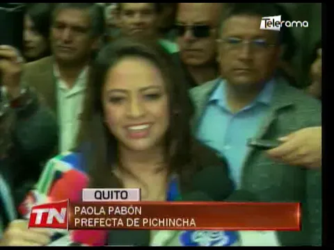 Paola Pabón retomó la dirección de la prefectura de Pichincha