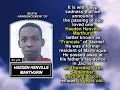 Haeden Henville Marthurin Short Obituary