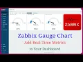 Zabbix - How to Create Gauge Chart in Zabbix Dashboard