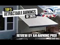 Top 5 Best Retractable Awnings Reviews for 2025