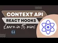 Context API in functional component Learn Context API in 15 Minutes Learn useContext Hook