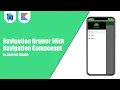 Navigation Drawer With Navigation Component in Android Studio Kotlin Android Tutorials
