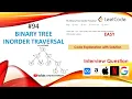 Binary Tree Inorder Traversal LeetCode 94 Apple Interview Question LearnOverflow