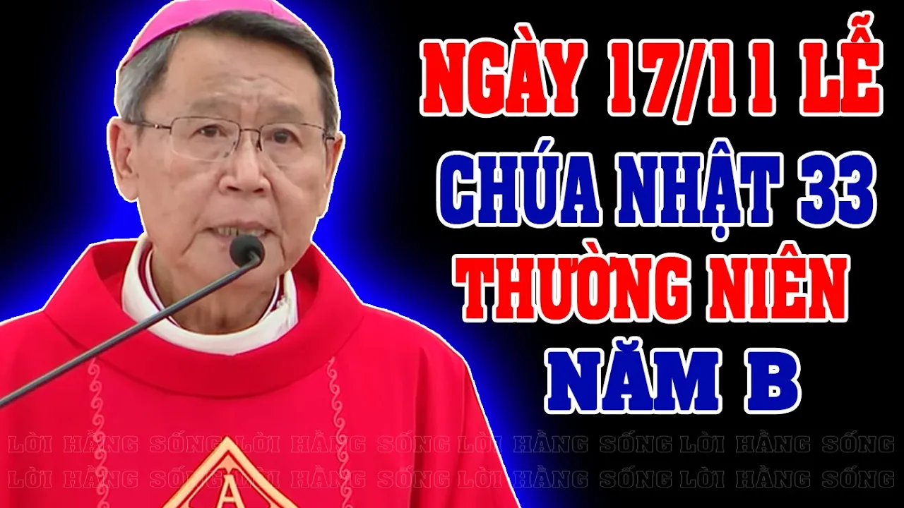 Outline Video (NGÀY 17/11) LỄ CHÚA NHẬT 33 THƯỜNG NIÊN NĂM B | Bài giảng SÂU SẮC của ĐC Phêrô Nguyễn Văn Khảm
