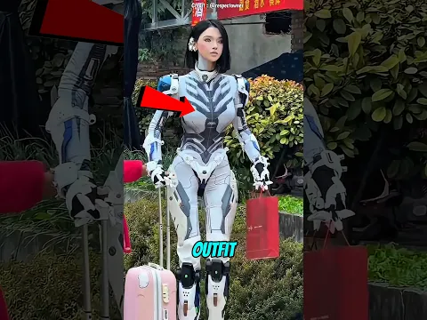Can You Tell If This Robot Is Actually a Human? 🤖 #shorts #cute #trends #catcartoon #tiktok