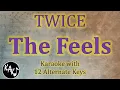 Download Lagu The Feels Karaoke - TWICE Instrumental Lower Higher Male Original Key