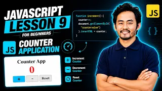 JavaScript for Beginners Lesson 9 Build a Counter App deepes esigns