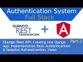 Part-2 Rest API Angular 10 Implementation Basic Authentication Session Authentication