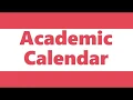 Run Your School Academic Calendar