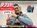 How I scored on the 97th percentile 131 on MCAT