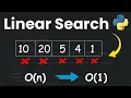 Time and space complexity Linear Search Algorithm