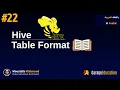 Ch 03-22 - Table Format Hive Hadoop