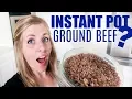How to Cook Ground Beef in the Instant Pot - Perfect for Beginners