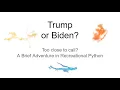 Biden or Trump What s needed to win Presidential Election Ballot Counting Recreational Python