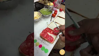 Anand Stall Cheese Chilli Jumbo Sandwich Making | Indian Street Food
