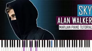 How To Play: Alan Walker \u0026 Alex Skrindo - Sky | Piano Tutorial
